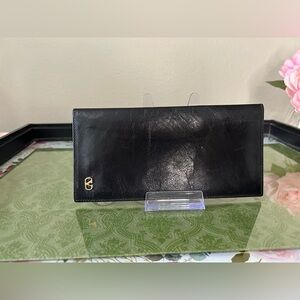 Valentino Black Bifold Long Wallet